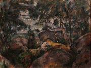 Paul Cezanne, Rocks in the Forest